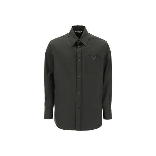 Valentino V-Logo Jacket Overshirt VA-8735618826452-48 | M
