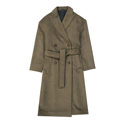 Brunello Cucinelli Green Wool Coat