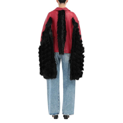 Maison Margiela Red Leather Cloacks