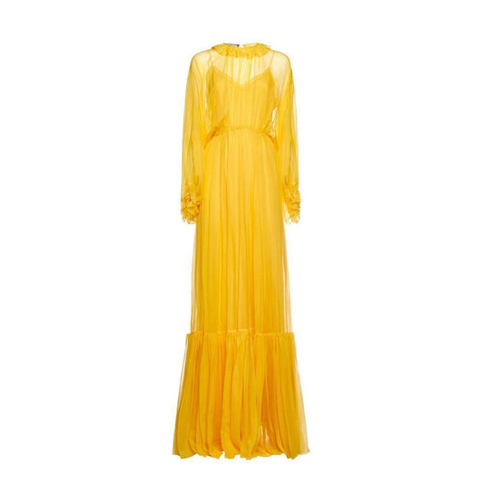 Gucci Silk Long Dress GU-8736428392660-40