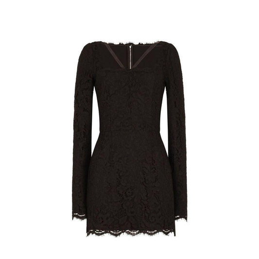 Dolce & Gabbana Lace Mini Dress DO-8736349487316-42
