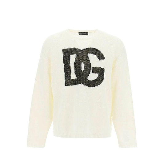 Dolce & Gabbana Linen Logo Sweater DO-8736353943764-M