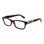 Guess Brown Women Glasses Frame in acetate, rectangle full-rim style, branded case included, size 51-16-145.