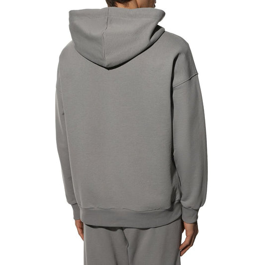 Hinnominate Gray Cotton Men's Hooded Sweatshirt HI-8626-XL