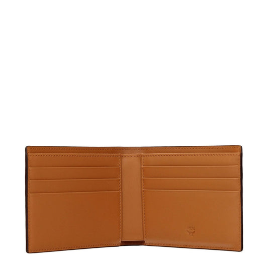 MCM Brown Leather Wallets MC8547195650313BT