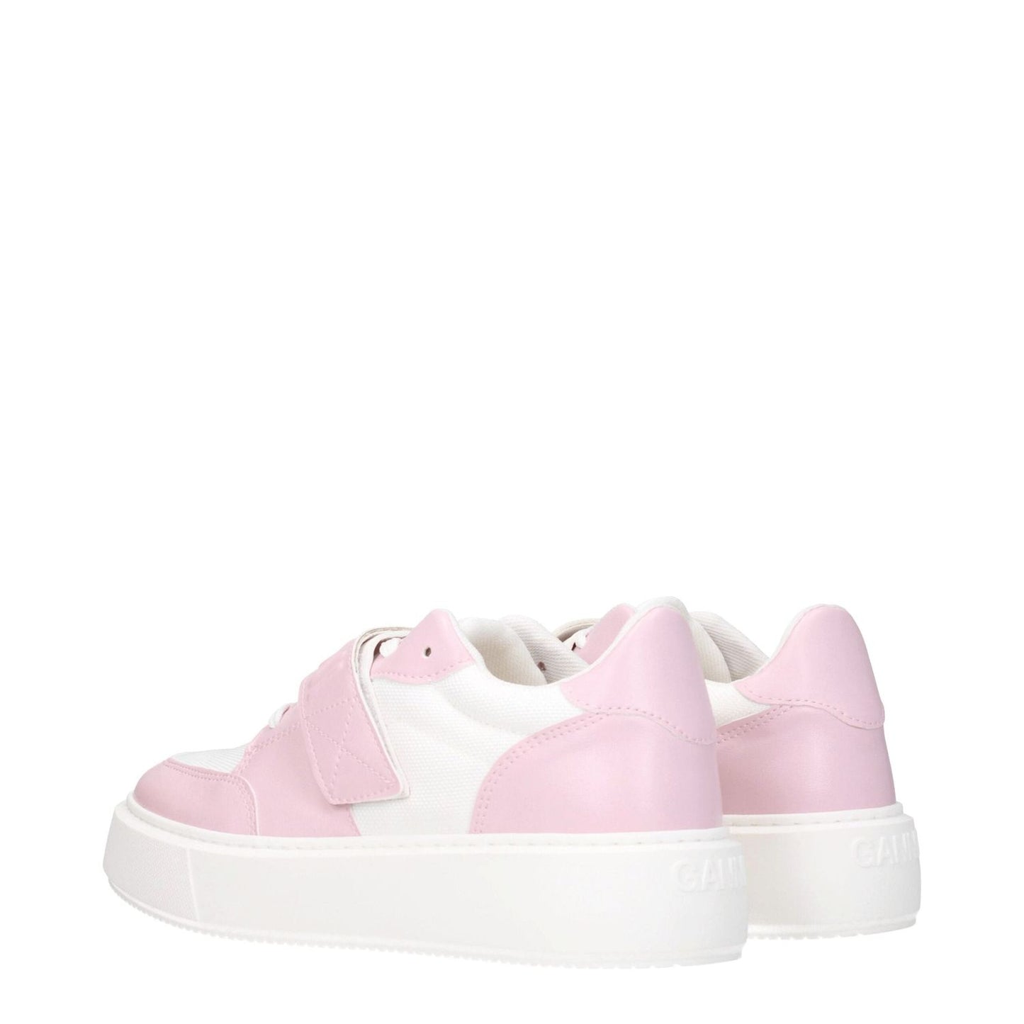 Ganni Pink Leather Low Tops GA-8547287859465-EU39/US9
