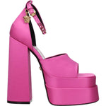 Versace Pink Satin Platforms VE-8547327410441-EU36/US6