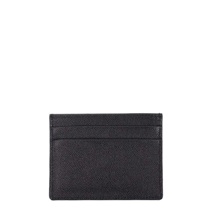 Palm Angels Black Leather Cardholder
