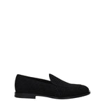 Dolce & Gabbana Black Velvet Slip-On Loafers DO-8547405758729-EU40/US7