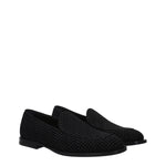 Dolce & Gabbana Black Velvet Slip-On Loafers DO-8547405758729-EU40/US7
