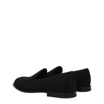 Dolce & Gabbana Black Velvet Slip-On Loafers DO-8547405758729-EU40/US7