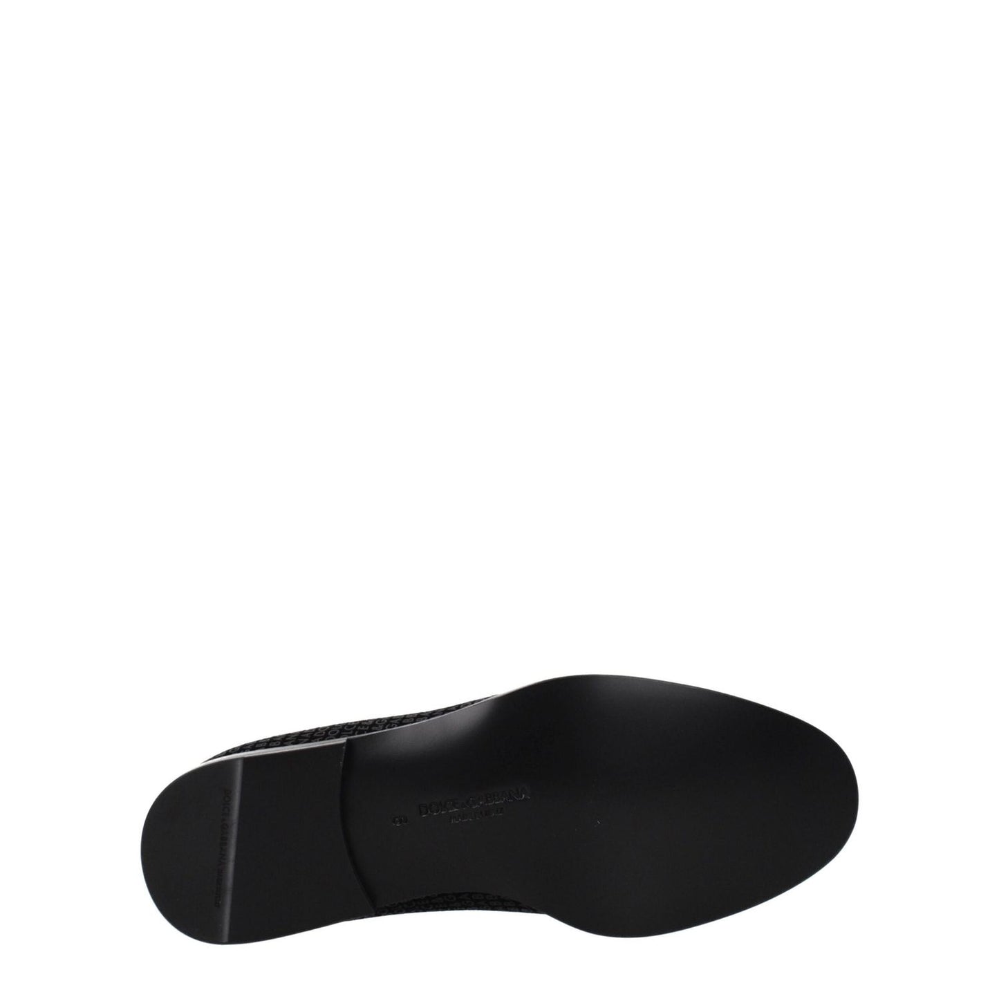 Dolce & Gabbana Black Velvet Slip-On Loafers DO-8547405758729-EU40/US7