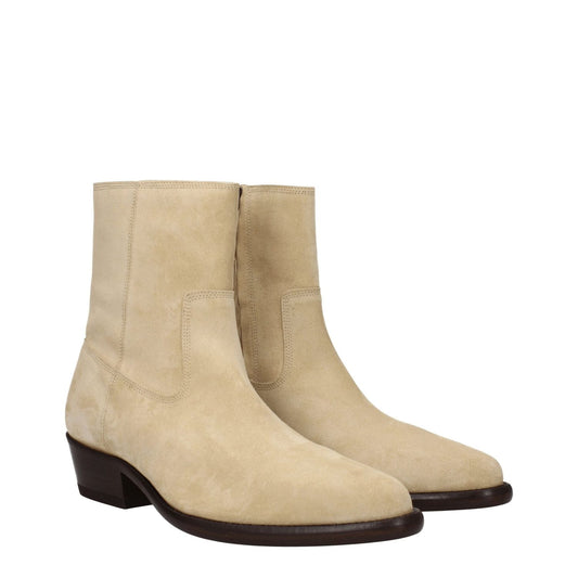 Isabel Marant Beige Leather Ankle Boots IS-8547414081801-EU40/US7