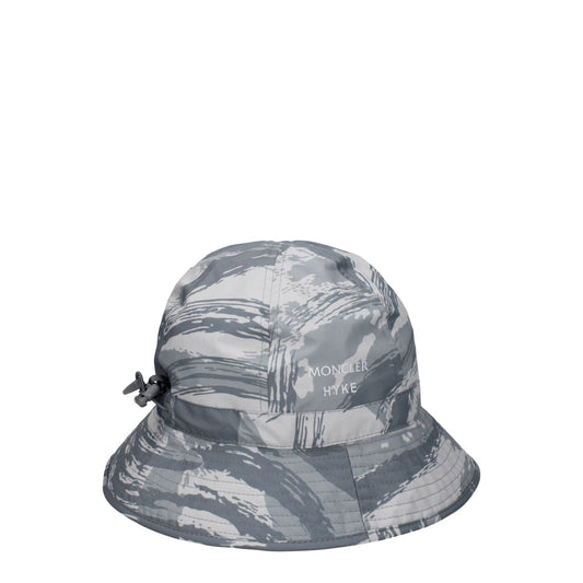 Moncler Gray Polyester Bucket Hats MO-8547446489353-S