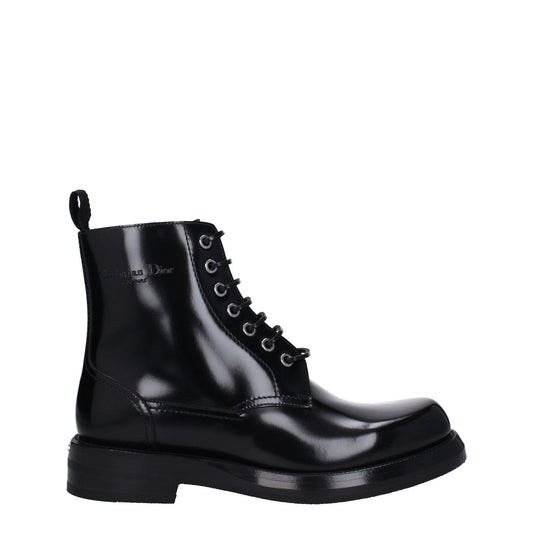 Christian Dior Black Leather Ankle Boots CH-8547447996681-EU40/US7