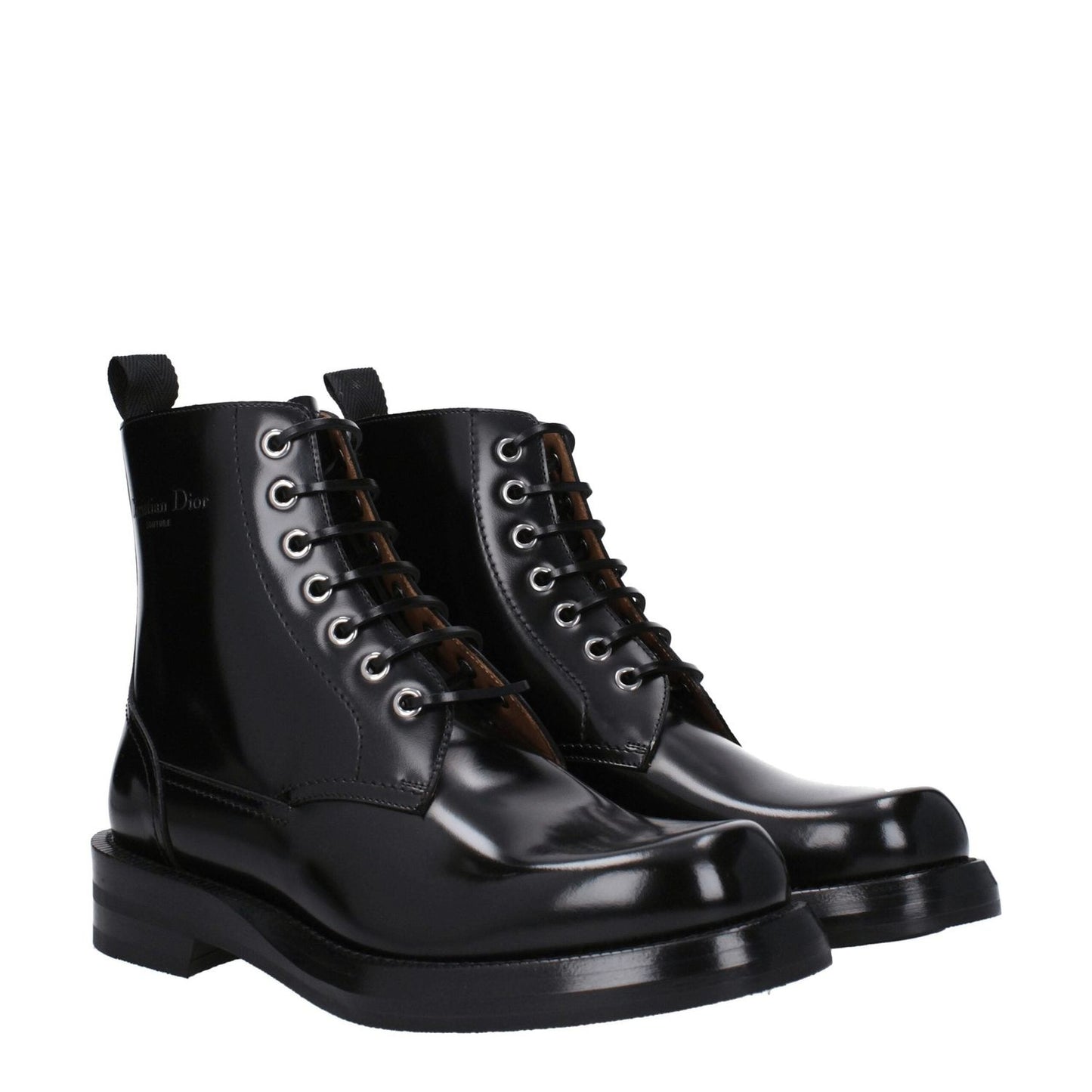 Christian Dior Black Leather Ankle Boots CH-8547447996681-EU40/US7