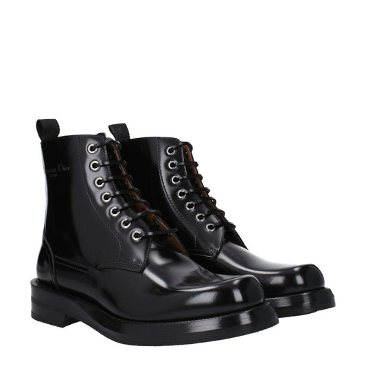Christian Dior Black Leather Ankle Boots CH-8547447996681-EU40/US7