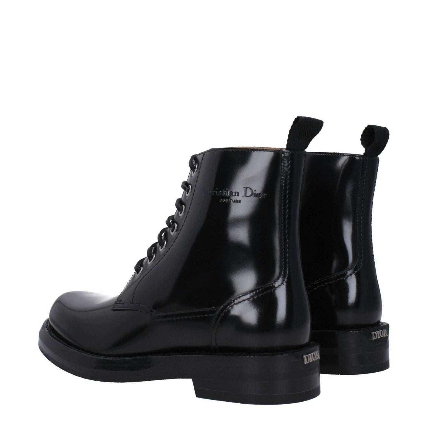 Christian Dior Black Leather Ankle Boots CH-8547447996681-EU40/US7