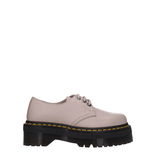 Dr. Martens Gray Leather Oxfords And Derbies DR-8547455926537-EU36/US6