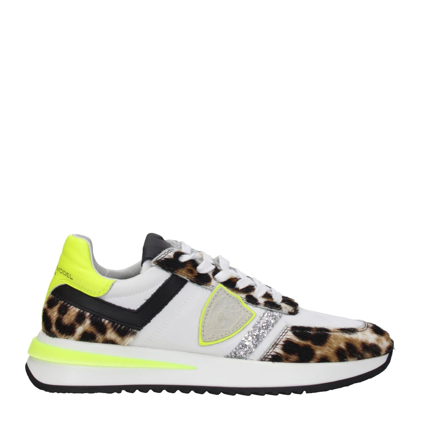 Philippe Model White Fabric Athletic Sneakers PH-8565904998665-EU36/US6