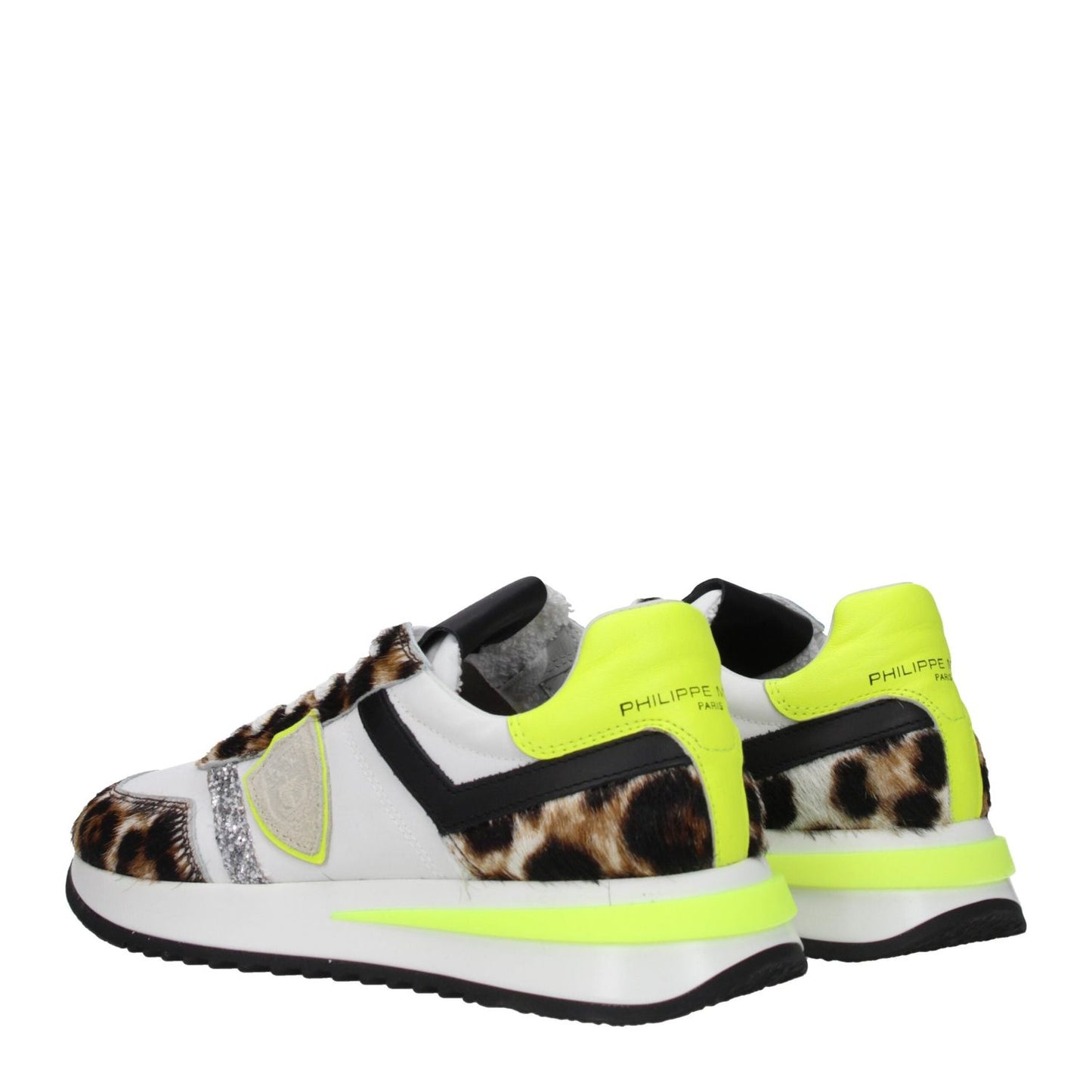 Philippe Model White Fabric Athletic Sneakers PH-8565904998665-EU36/US6