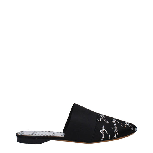 Givenchy Black Satin Slippers Givenchy
