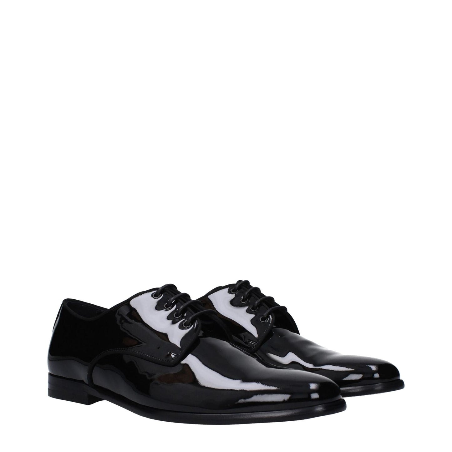 Dolce & Gabbana Black Leather Oxfords And Derbies