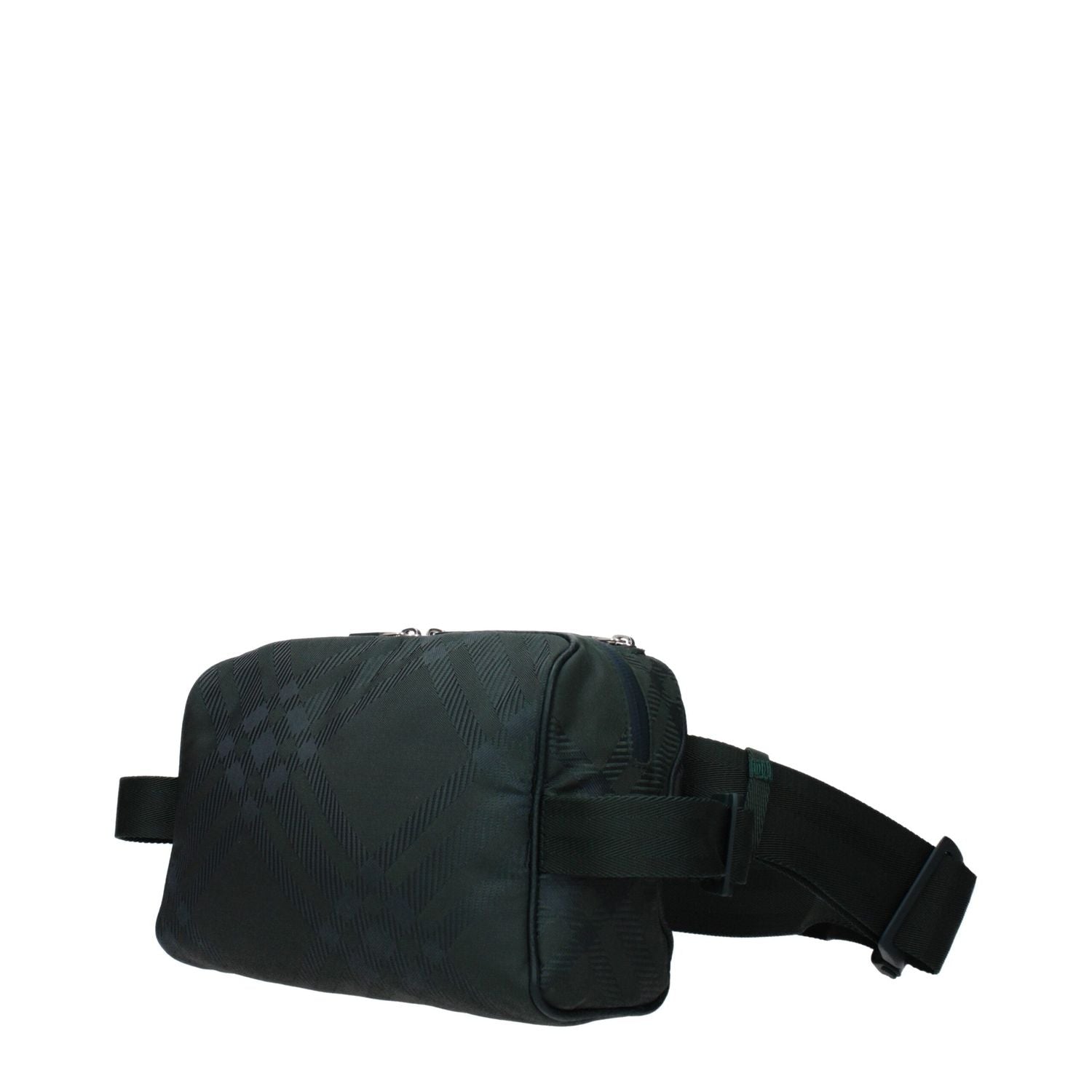Front view with bag zipped and handles upright.
