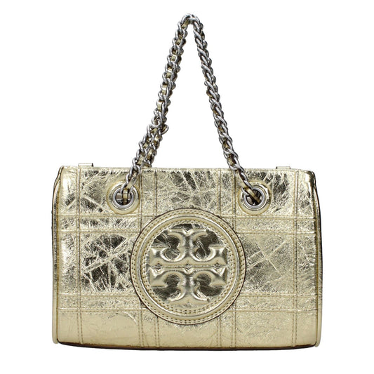 Tory Burch Gold Leather Handbag