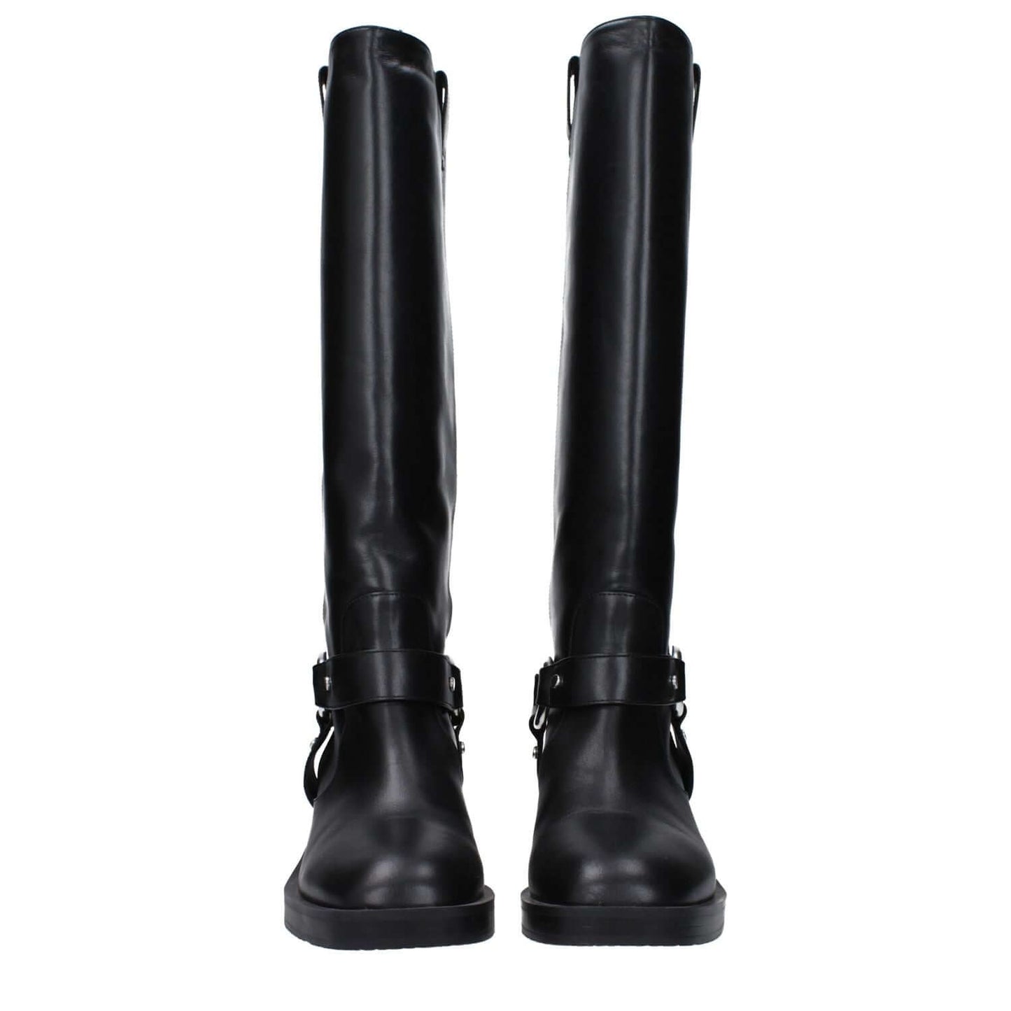 Stuart Weitzman Black Leather High Heel Boots
