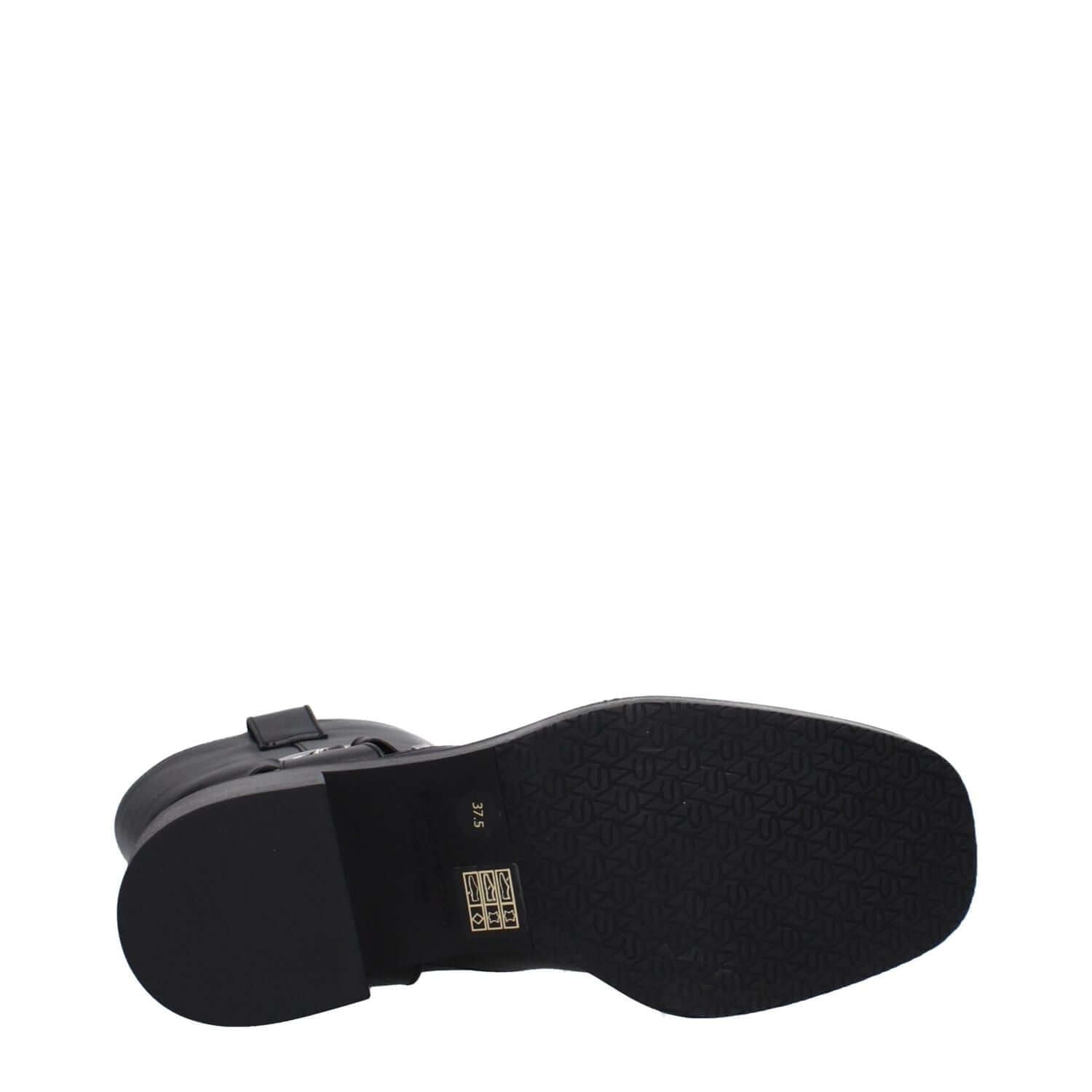 Stuart Weitzman Black Leather Ankle Boots