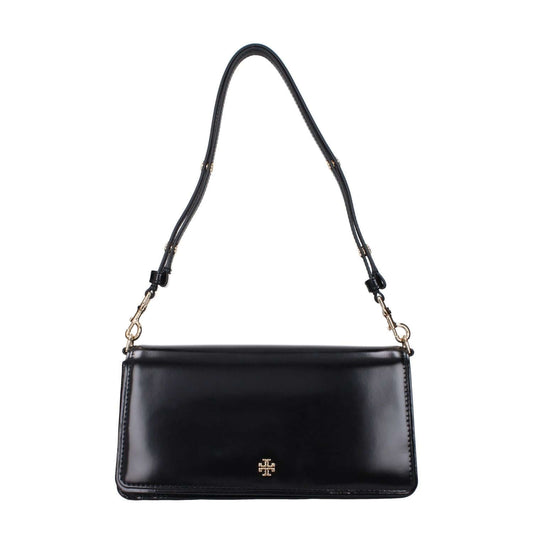 Tory Burch Black Leather Shoulder Bag