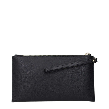 Michael Kors Black Leather Clutch Bag