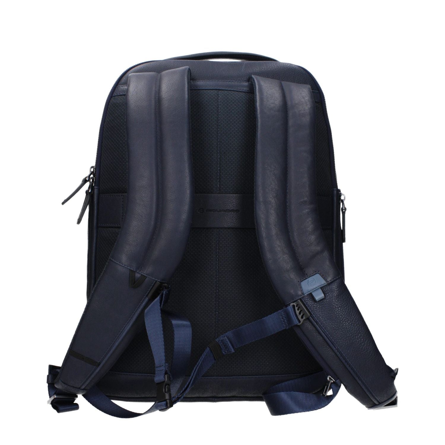 Piquadro Blue Leather Backpack