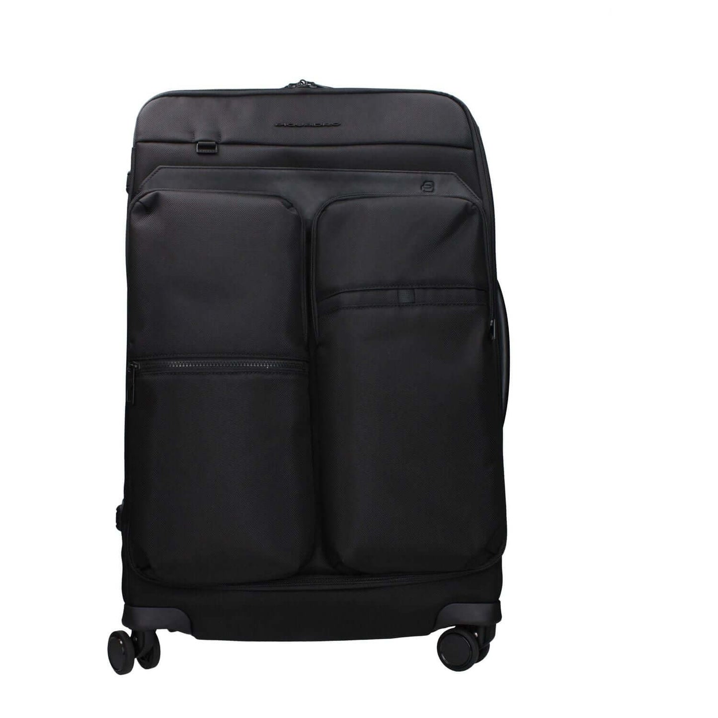 Piquadro Black Fabric Luggage And Travel