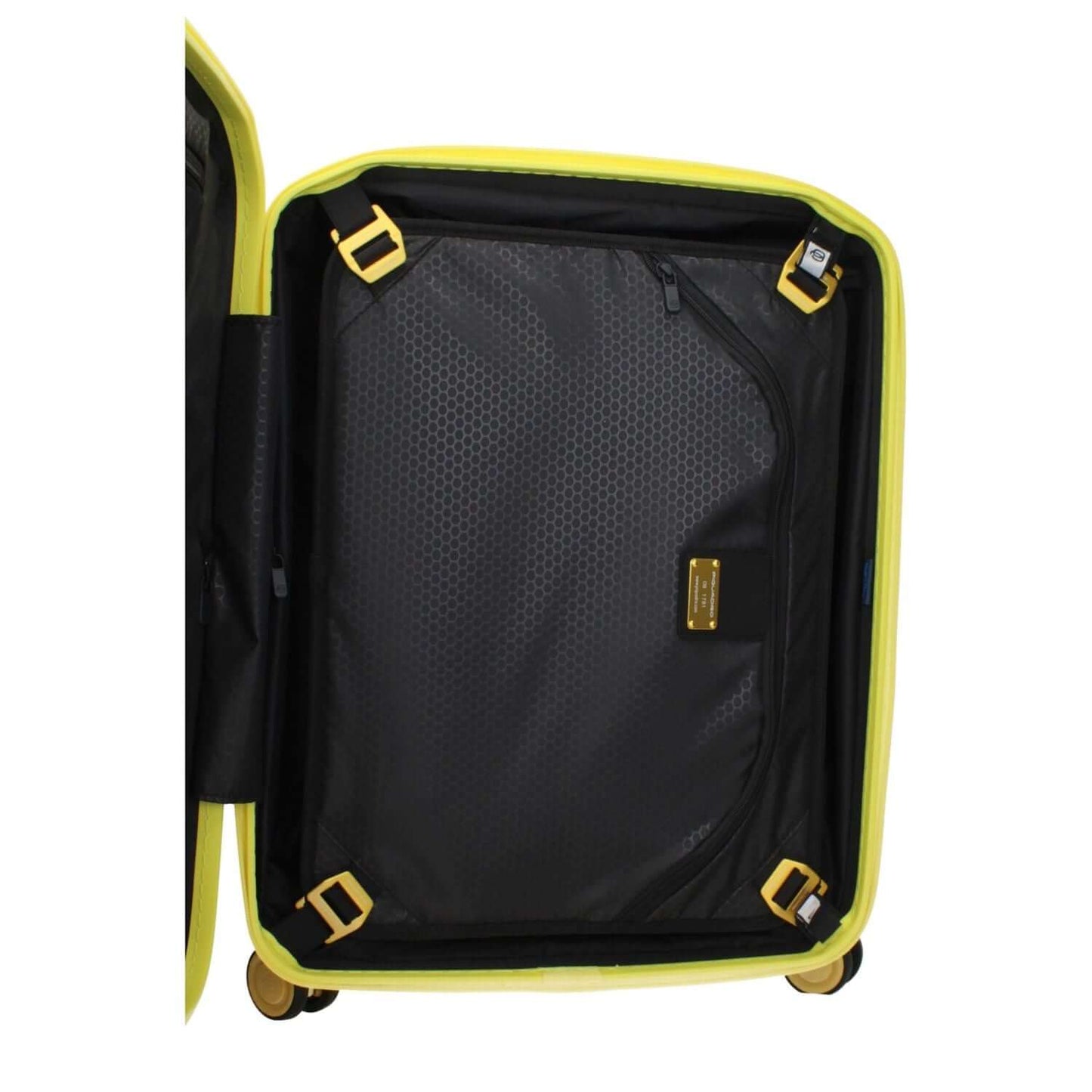 Piquadro Yellow Polycarbonate Luggage And Travel