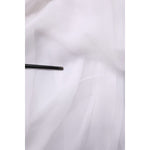 Dolce & Gabbana White Bustier Corset Cropped Chiffon Top