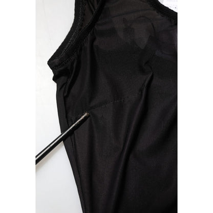 Dolce & Gabbana Black Nylon Sleeveless Round Neck Tank Top