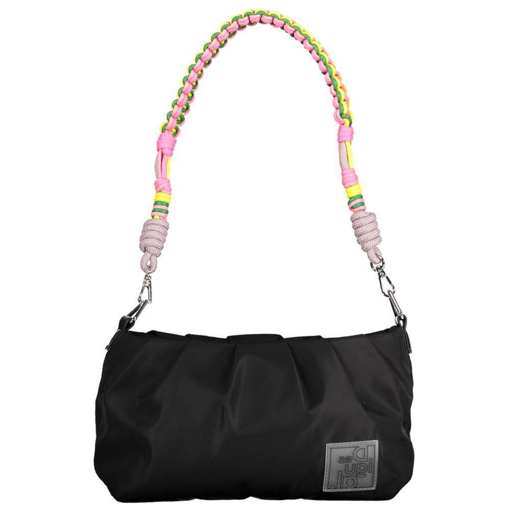 Front view with bag zipped and handles upright.