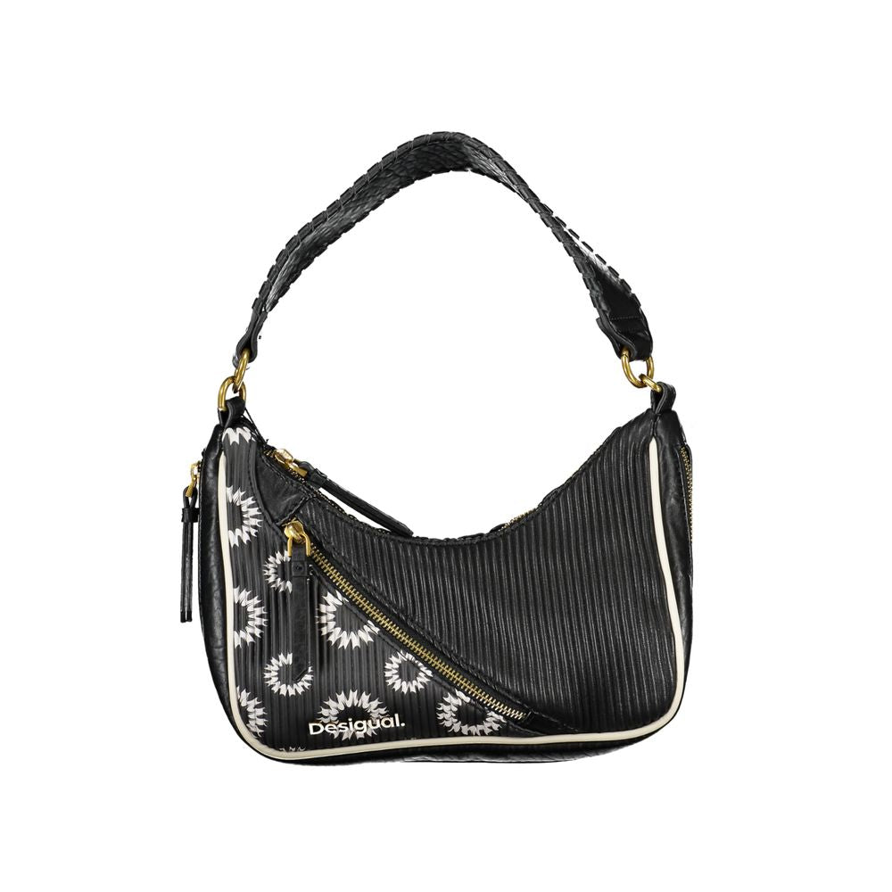 Front view with bag zipped and handles upright.
