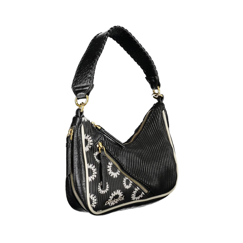Front view with bag zipped and handles upright.