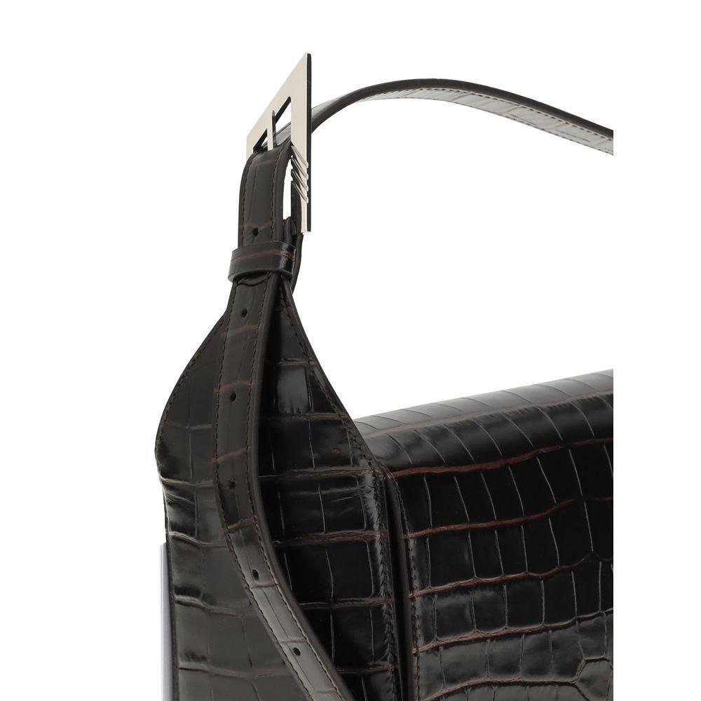 Front view with bag zipped and handles upright.