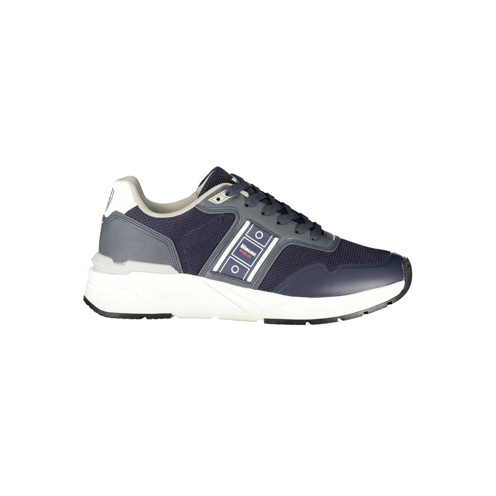 Blauer Blu Polyester Men Sneaker