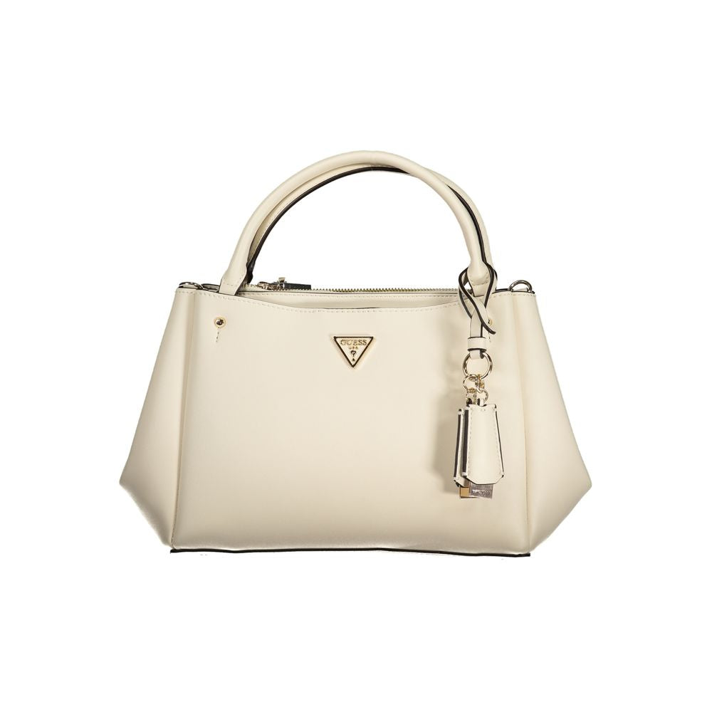 Front view with bag zipped and handles upright.