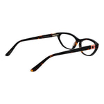 Guess Brown Women Glasses Frame showing side view with full-rim acetate cat eye design, including branded case and no extra lenses