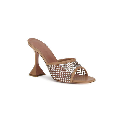 Amina Muaddi Lupita Crystal Sandals