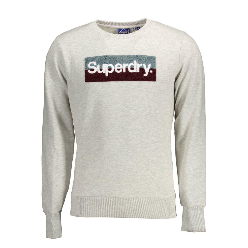 Superdry Gray Cotton Men Sweater