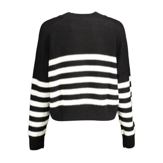 Desigual Black Cotton Sweater DE-15003-XL