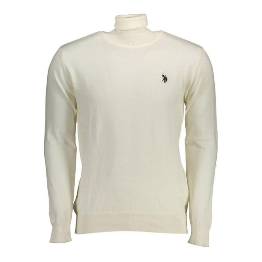 U.S. POLO ASSN. White Cotton Sweater US-16834-XL