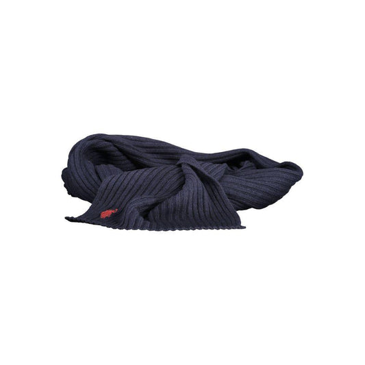 U.S. POLO ASSN. Blue Wool Scarf US-16936